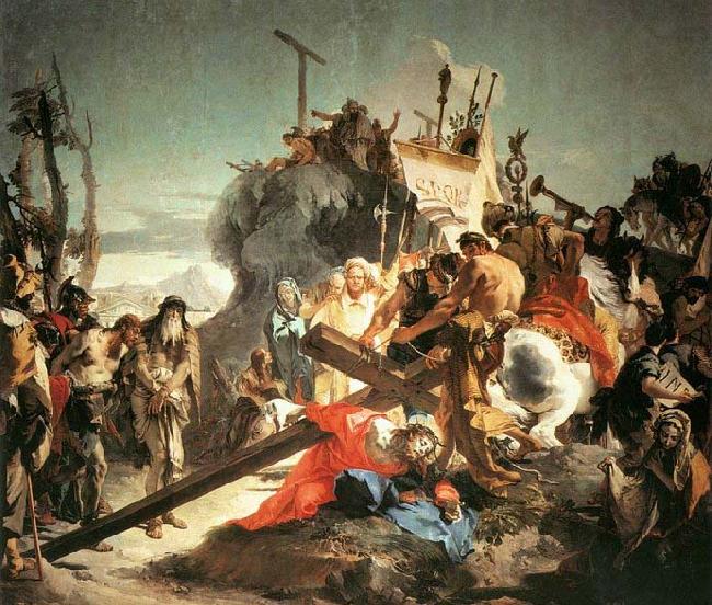 Giovanni Battista Tiepolo Christ Carrying the Cross Sweden oil painting art